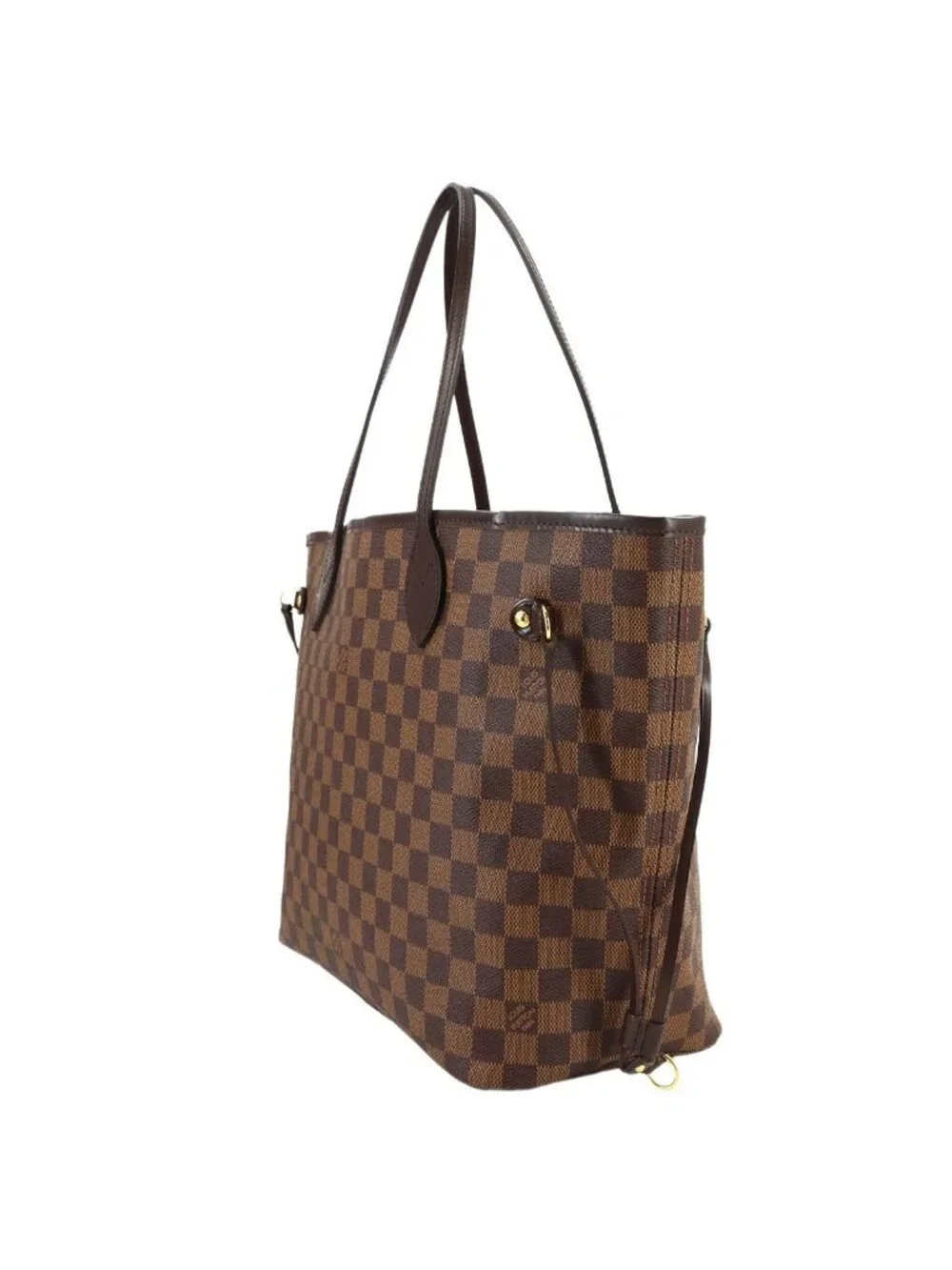 Louis Vuitton Damier Neverfull MM Tote Ebene Cerise Brown